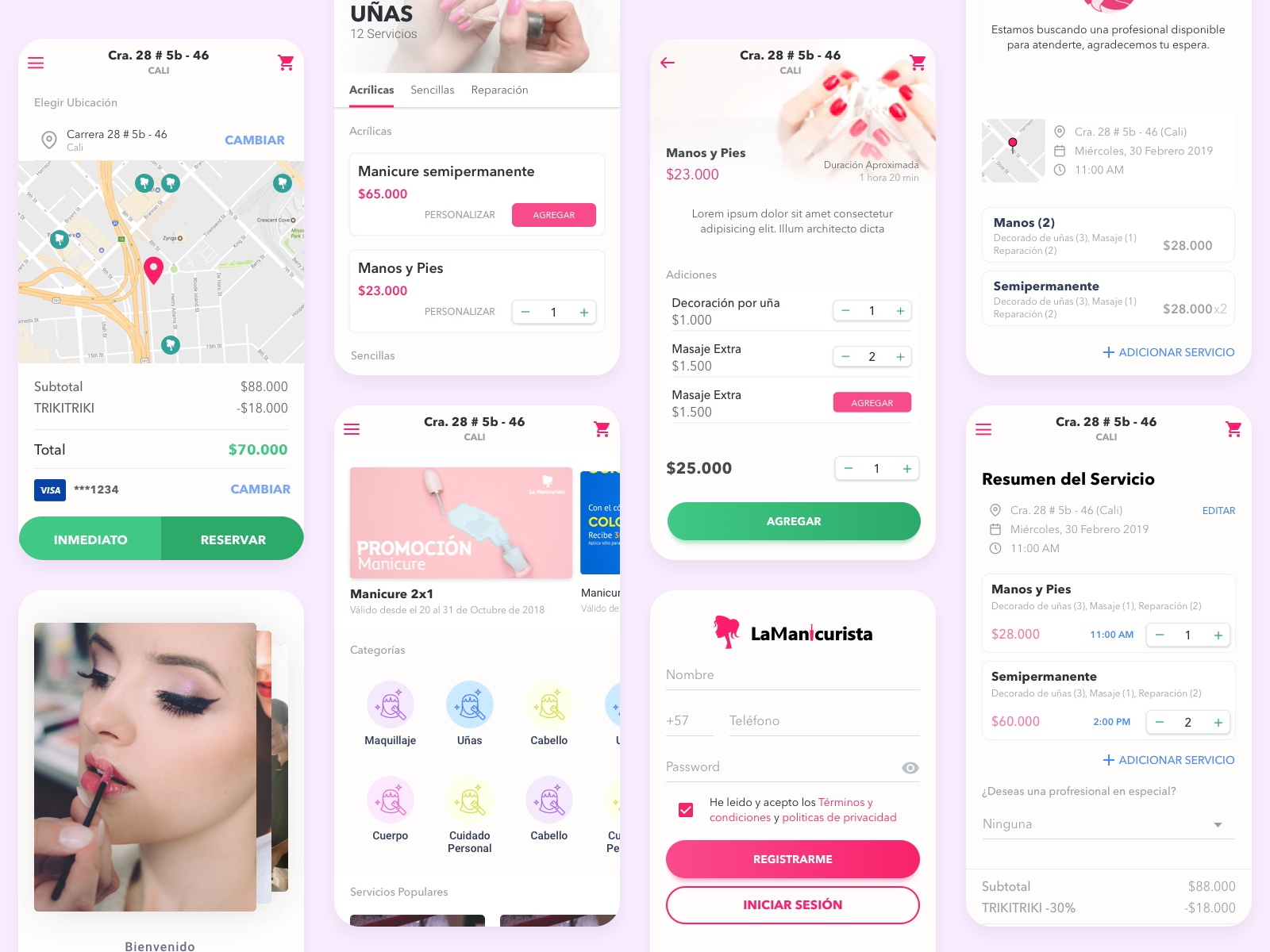 New look and field for La Manicurista App